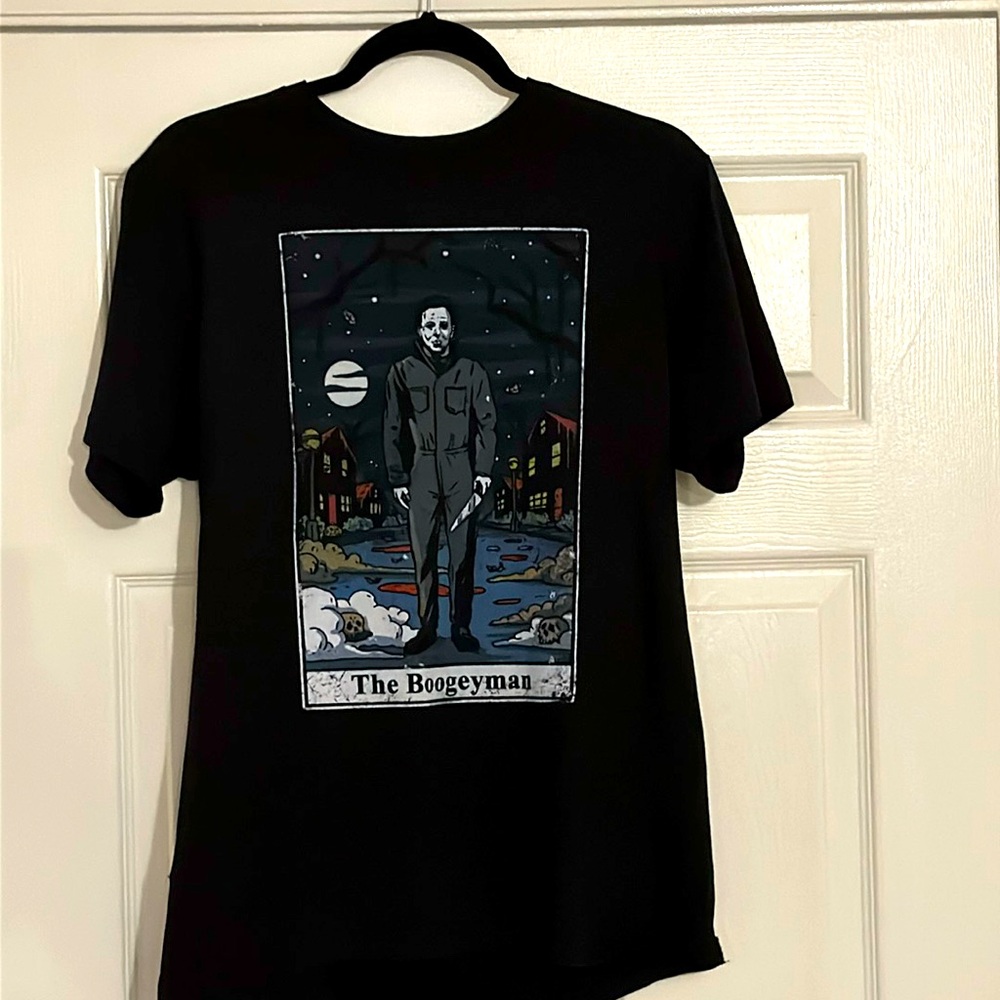 John Carpenter’s Halloween Michael Myers The Boogeyman Black M Tee Shirt